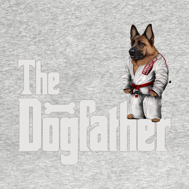 The Dogfather German Shepherd Dog Judo Karate by FogHaland86